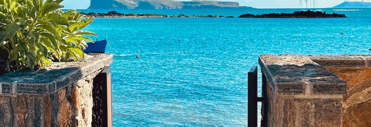 Villa sul mare con vista sulla laguna